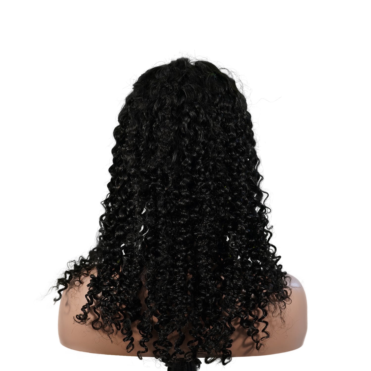 Benetress Natural Black Remy Hair 5x5 Lace Closure Jerry Curly Human Hair Wig