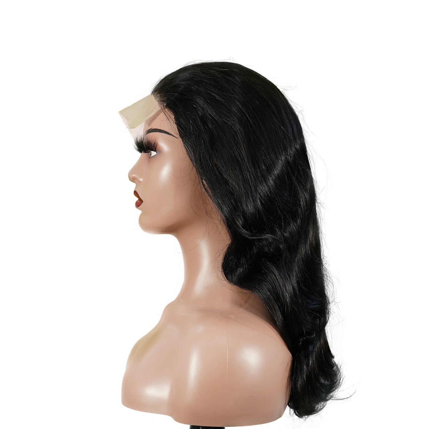 Benetress Natural Black Remy Hair 5x5 Lace Closure Body Wave Human Hair Wig