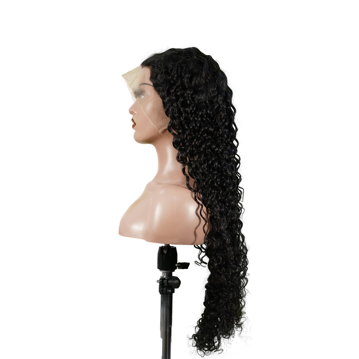 Benetress 13x4 Deep Wave Lace Front Wig Natural Black Remy Hair