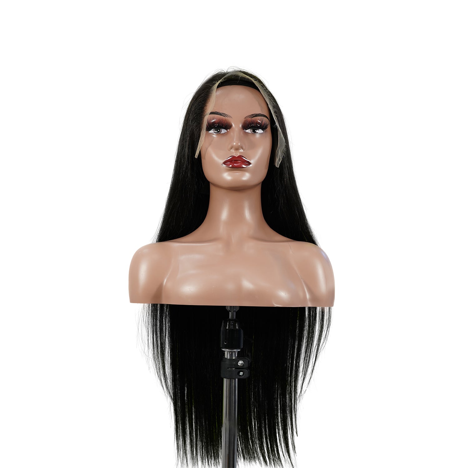 Benetress Natural Black Asian Raw Hair 13x6 HD Lace Front Wig Straight Human Hair Wig