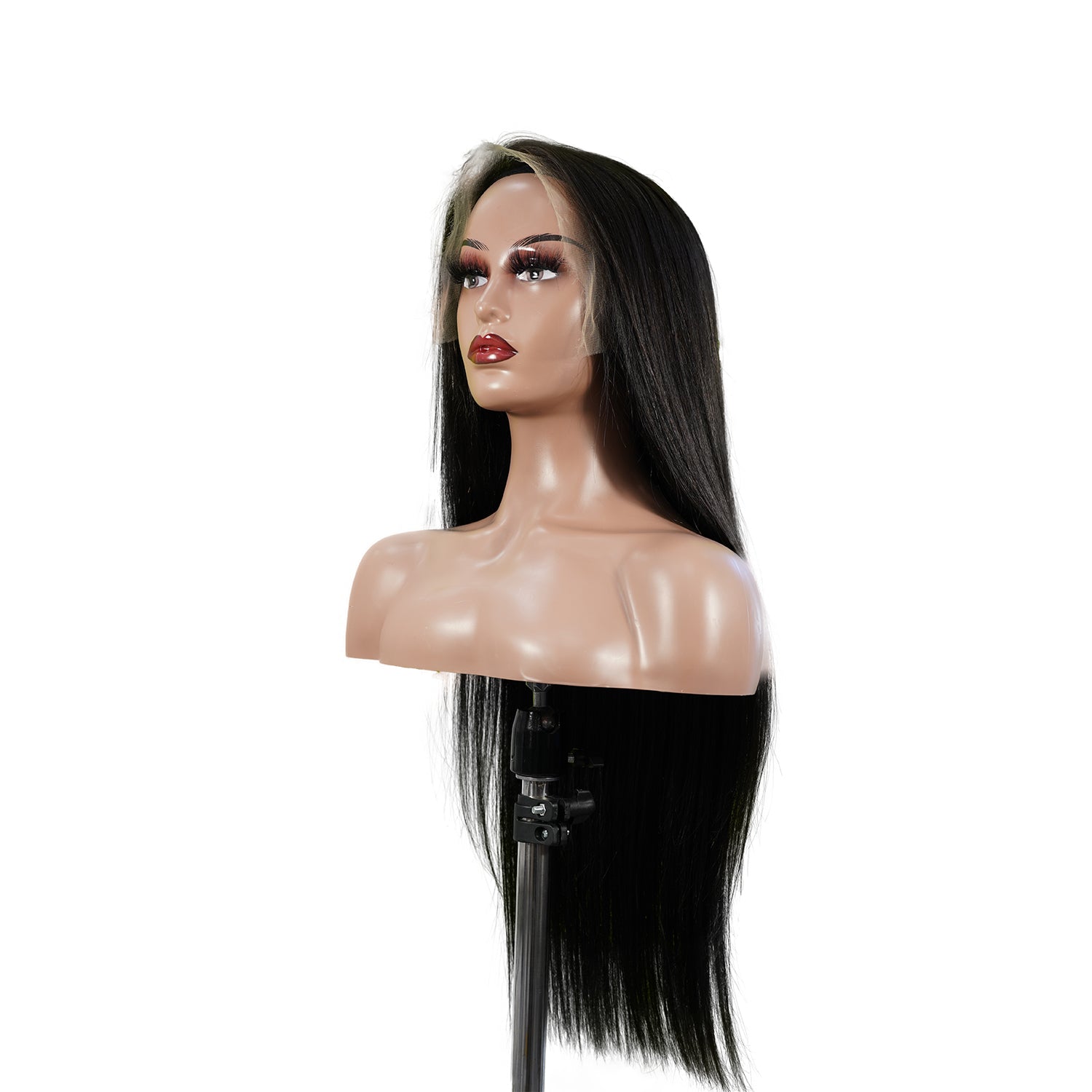 Benetress Natural Black Asian Raw Hair 13x6 HD Lace Front Wig Straight Human Hair Wig