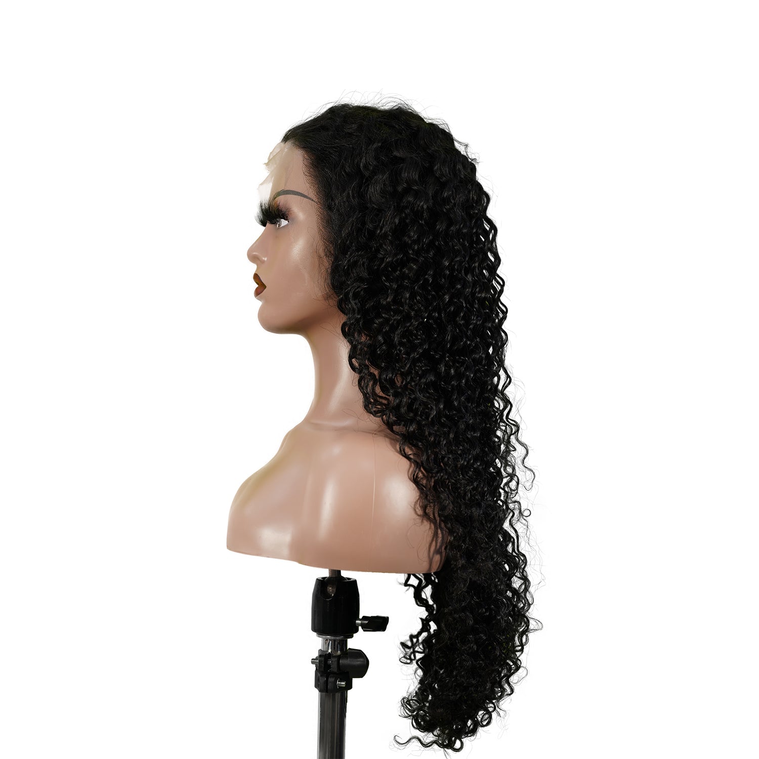 Benetress Natural Black Asian Raw Hair 13x6 HD Lace Front Wig Deep Wave Human Hair Wig