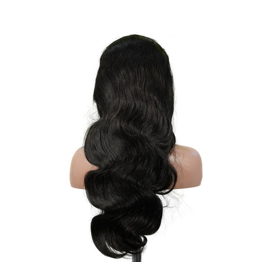 Benetress Natural Black Asian Raw Hair 13x6 HD Lace Front Wig Body Wave Human Hair Wig