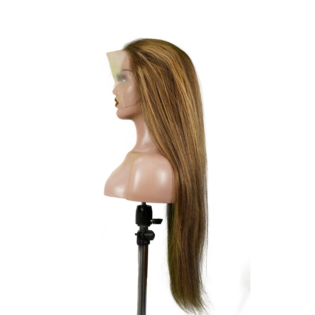 Benetress 13x4 Straight Lace Front Wig m4&27 Highlight Remy Hair 26 Inch