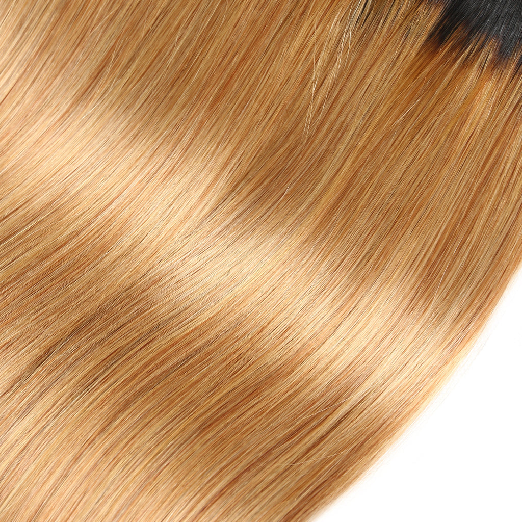 Benetress Remy Hair 1b27 Straight Bundles Brazilian weaving