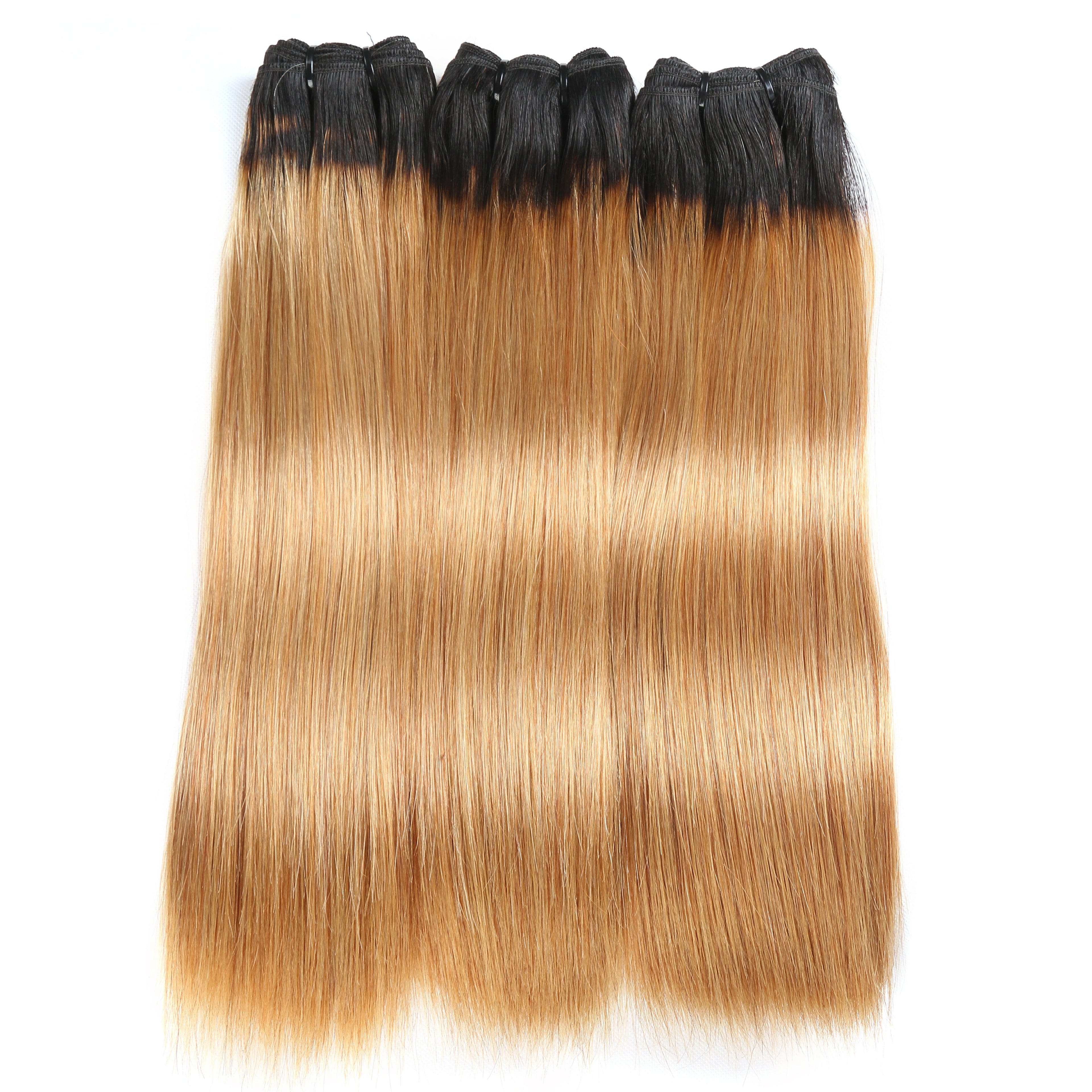 Benetress Remy Hair 1b27 Straight Bundles Brazilian weaving