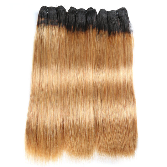 Benetress Remy Hair 1b27 Straight Bundles Brazilian weaving