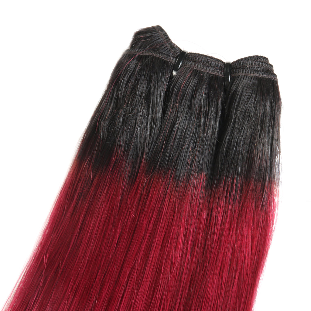 Benetress Remy Hair 1b99j Straight Bundles Brazilian weaving