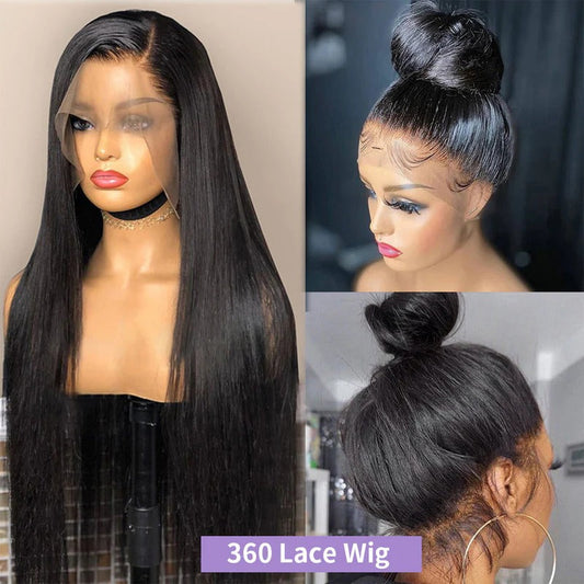 Benetress 360 Straight Lace Front Wig Remy Hair