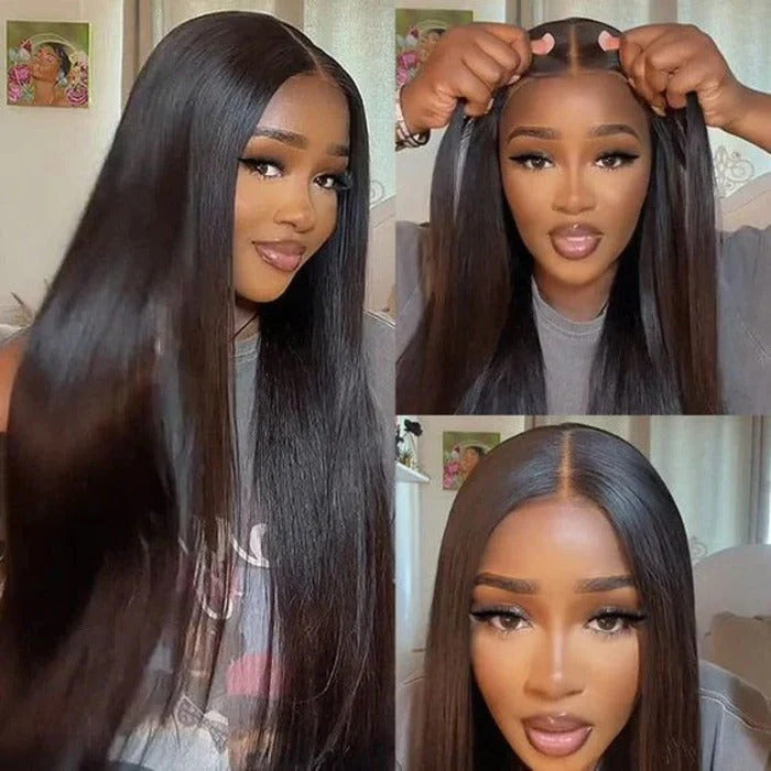 5x5 Lace Closure Wig – Straight – Glueless (Remy Human Hair)