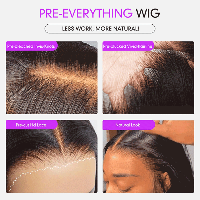 Benetress 13x4 Yaki Straight Lace Front Wig Black Remy Hair