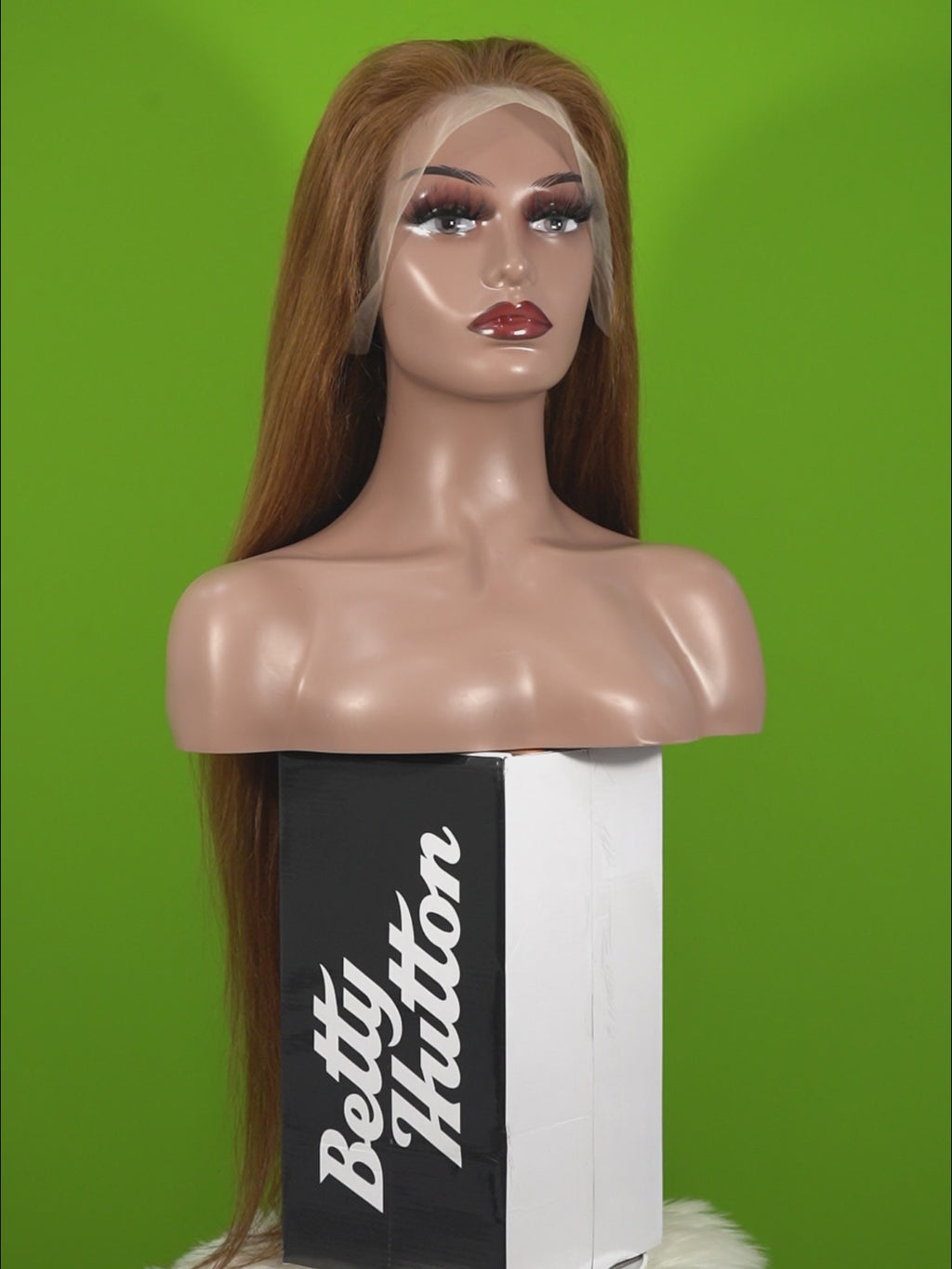 13×4 Lace Front Wig – Straight – #30 Auburn Brown (26")