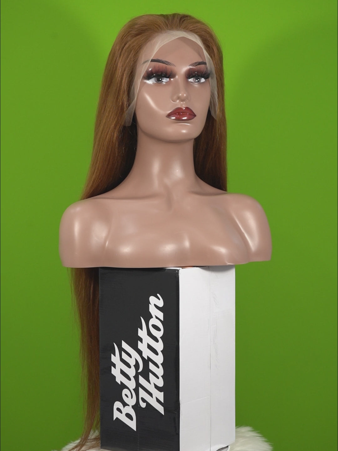 13×4 Lace Front Wig – Straight – #30 Auburn Brown (26")