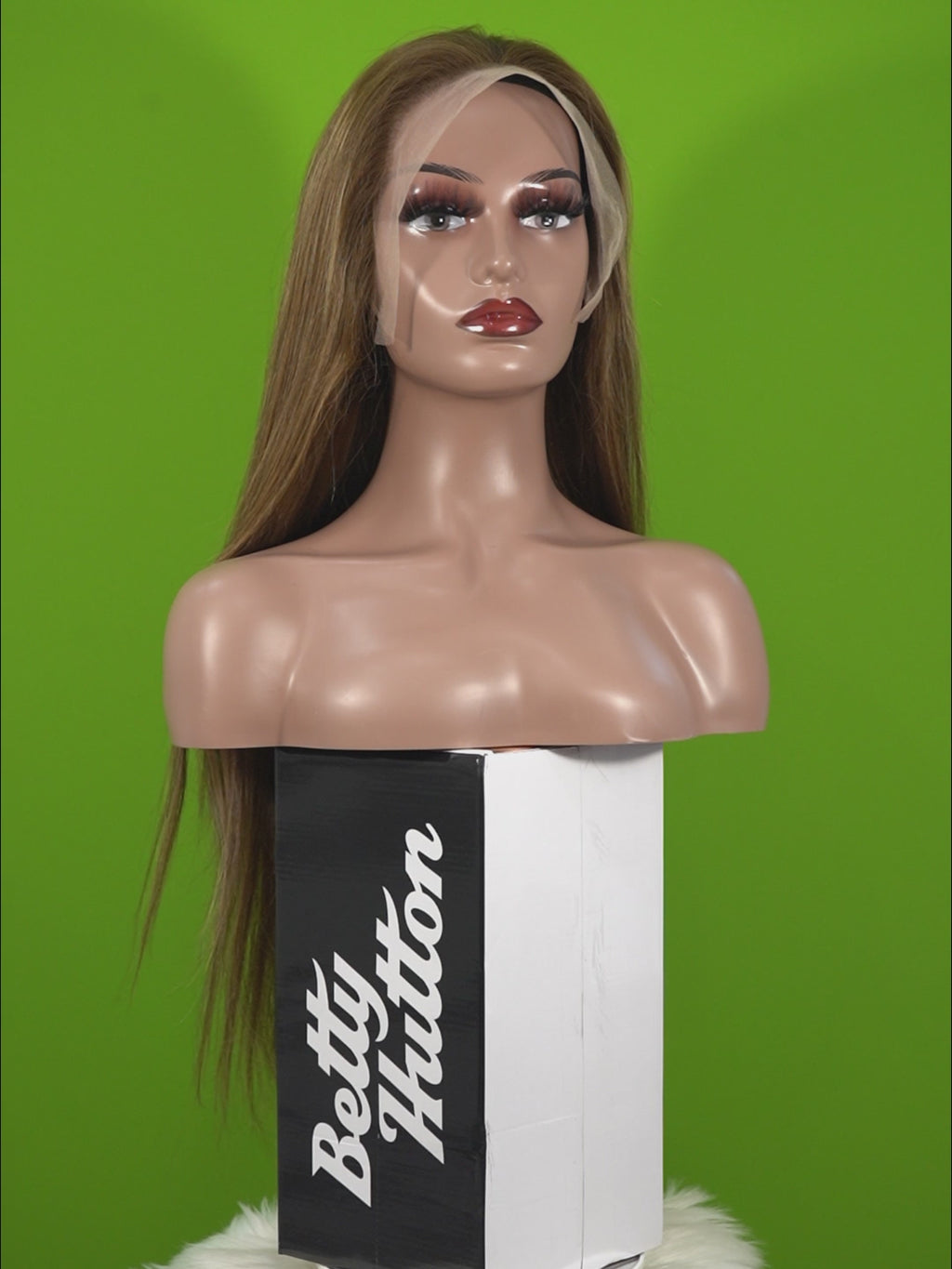 Benetress 13x4 Straight Lace Front Wig m4&27 Highlight Remy Hair 26 Inch