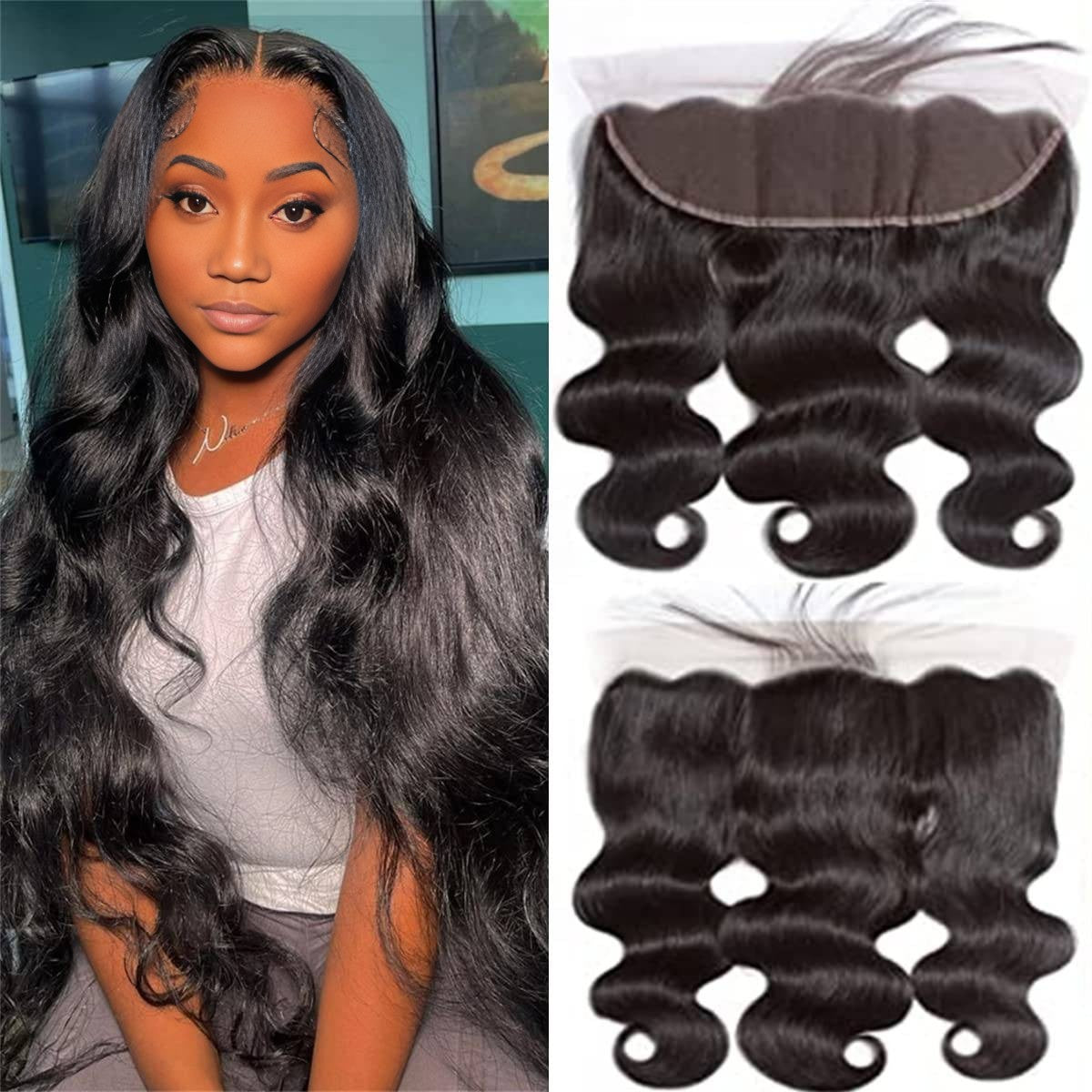Benetress Remy Hair 13x4 Body Wave HD Frontal