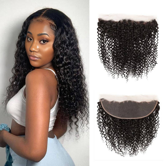 Benetress Remy Hair 13x4 Kinky Curly Frontal