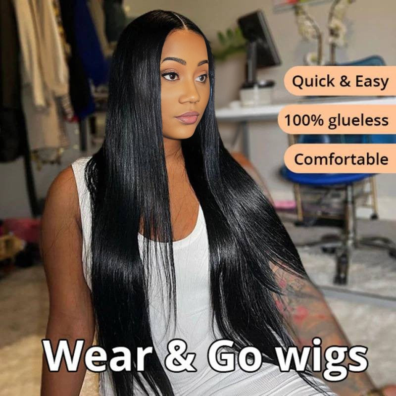 5x5 Lace Closure Wig – Straight – Glueless (Remy Human Hair)